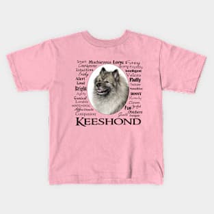 Keeshond Traits Kids T-Shirt